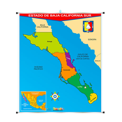 Plumocolor Estado de Baja California Sur - Educatodo material didáctico y juegos educativos - Educatodo