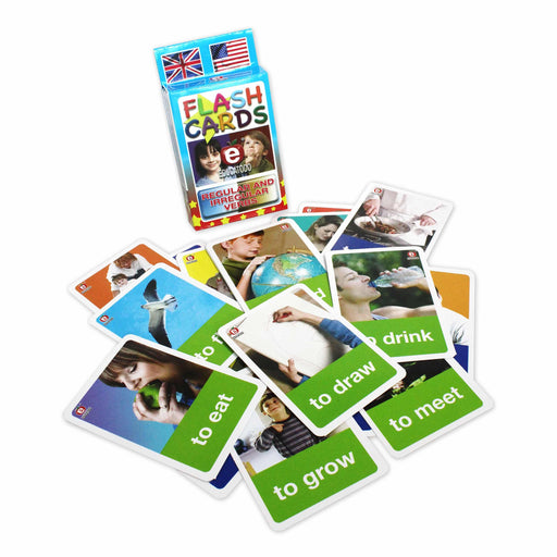 Flash Cards Regular And Irregular Verbs - Educatodo material didáctico y juegos educativos - Educatodo