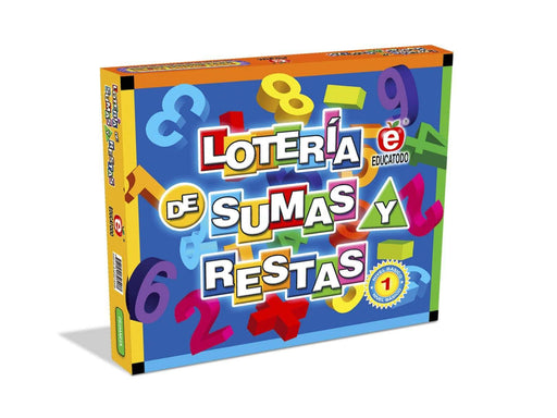 Lotería de Sumas y Restas - Educatodo material didáctico y juegos educativos - Educatodo