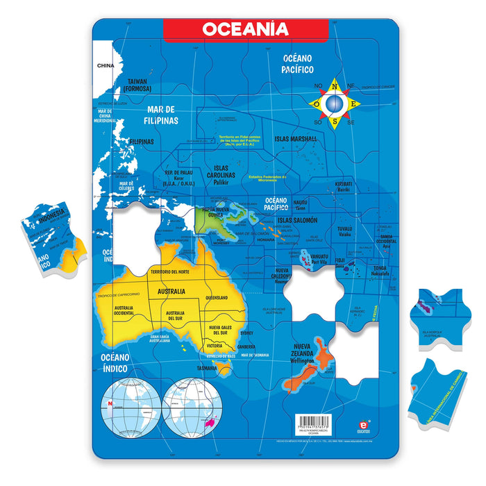 Rompecabezas Oceanía