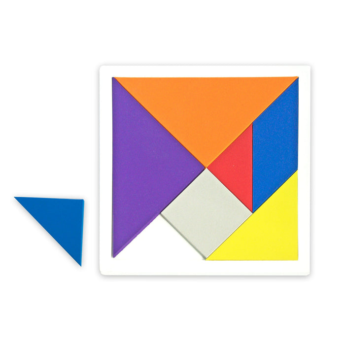 Tangram Escolar de Plástico (Liso)