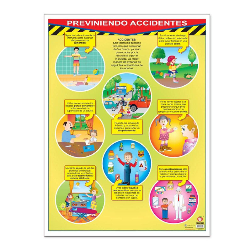 Póster Previniendo Accidentes