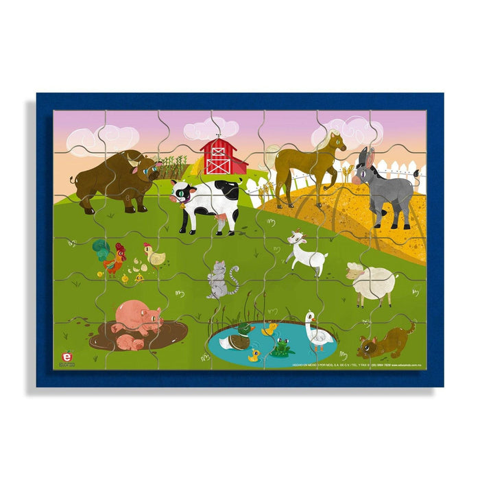 Rompecabezas con marco 42 Piezas La Granja