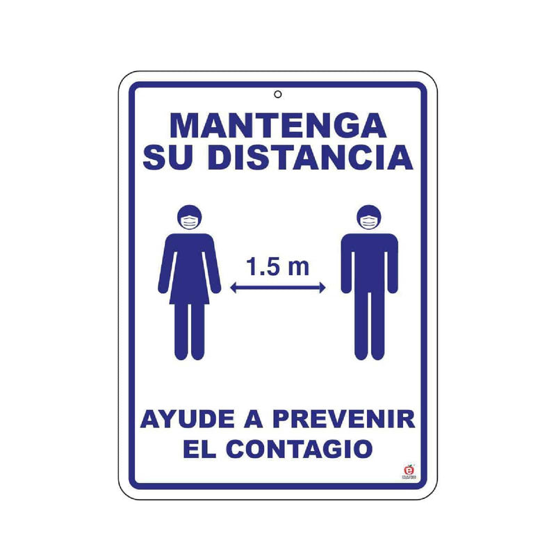 Señal Mantenga su Distancia