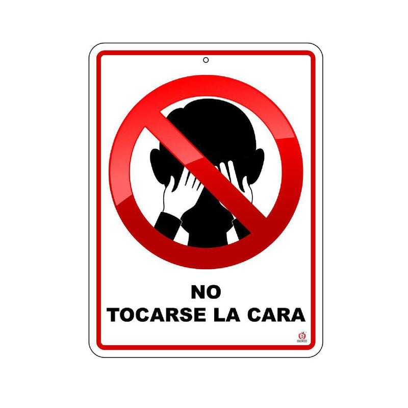 Señal No Tocarse la Cara