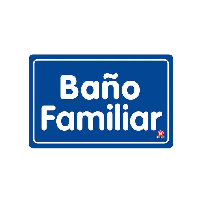 Señal Baño Familiar