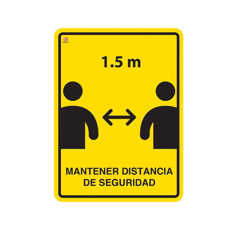 Señal Mantener Distancia de Seguridad