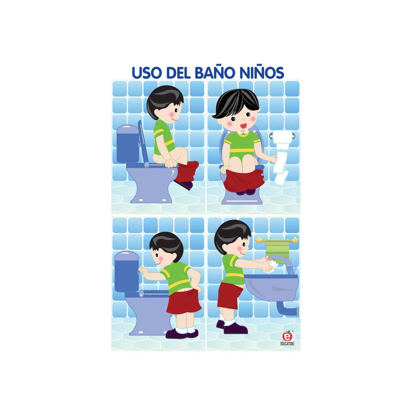 Señal Uso del Baño Niños
