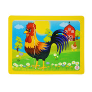 Rompecabezas El Gallo C/M Grande - Educatodo material didáctico y juegos educativos - Educatodo