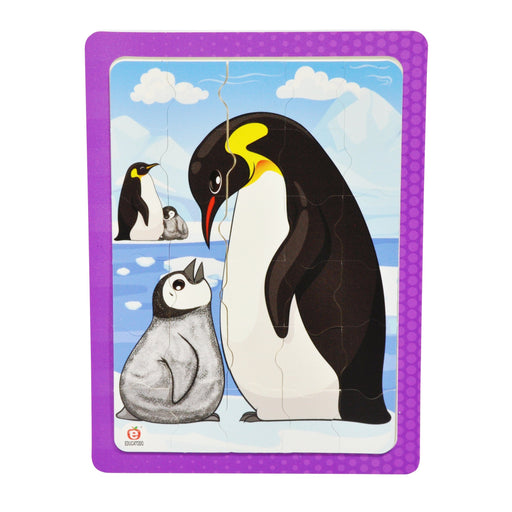 Rompecabezas Los Pingüinos C/M Gde. 28 x 21 cm - Educatodo material didáctico y juegos educativos - Educatodo