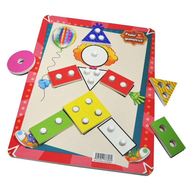 Payaso Geométrico - Educatodo material didáctico y juegos educativos - Educatodo