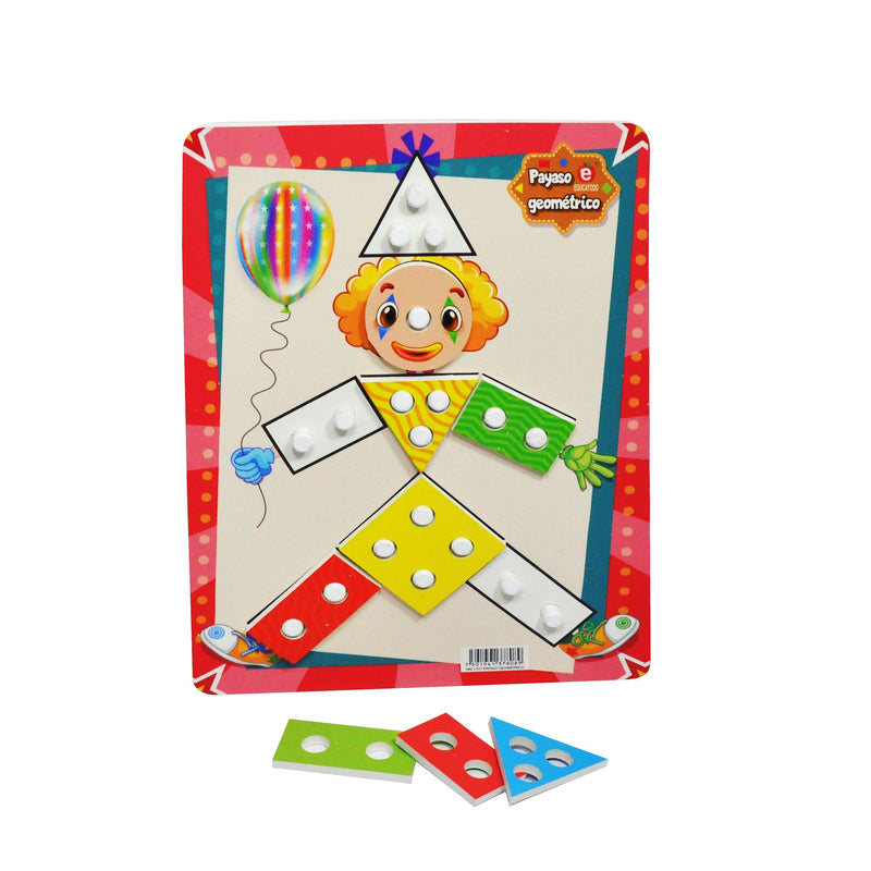 Payaso Geométrico - Educatodo material didáctico y juegos educativos - Educatodo