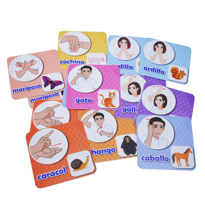 Memopares de Animales LSM - Educatodo material didáctico y juegos educativos - Educatodo