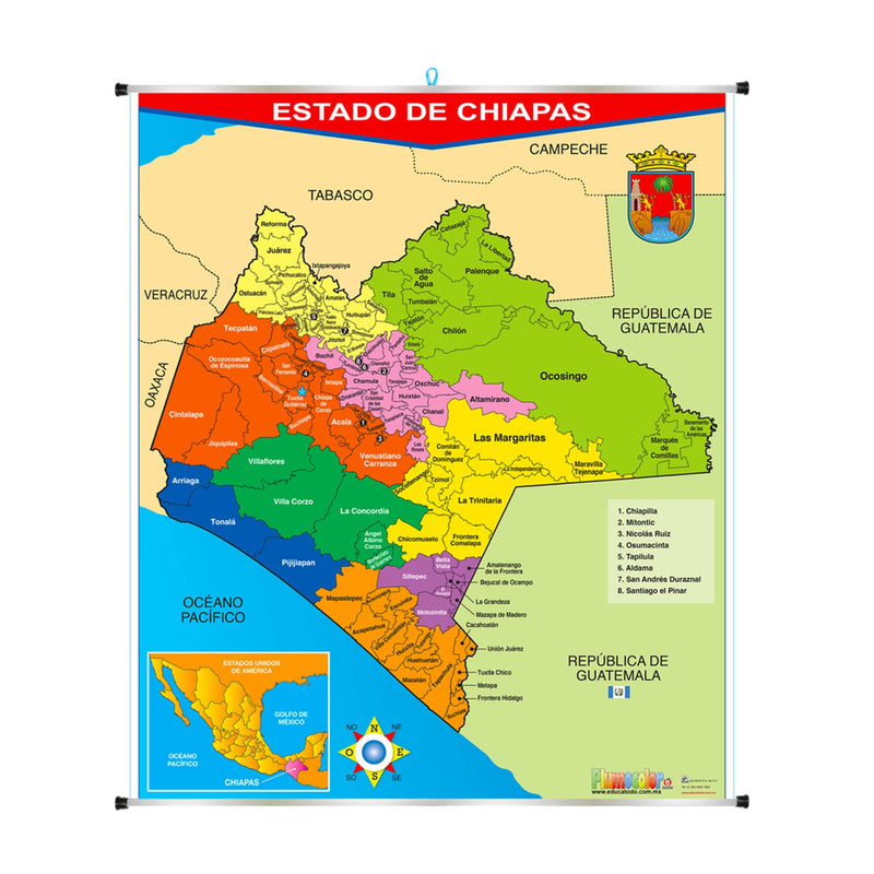 Plumocolor Estado de Chiapas - Educatodo material didáctico y juegos educativos - Educatodo
