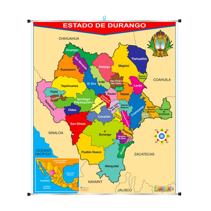 Plumocolor Estado de Durango - Educatodo material didáctico y juegos educativos - Educatodo