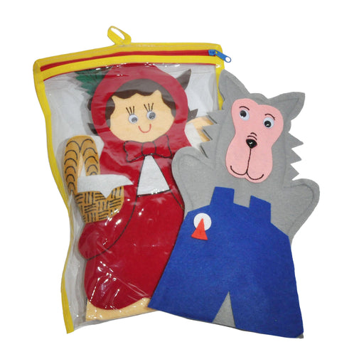 Juego de 5 Guiñoles Caperucita Roja - Educatodo material didáctico y juegos educativos - Educatodo