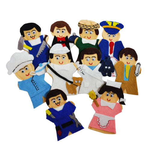 Juego de 10 Títeres digitales de Oficios - Educatodo material didáctico y juegos educativos - Educatodo