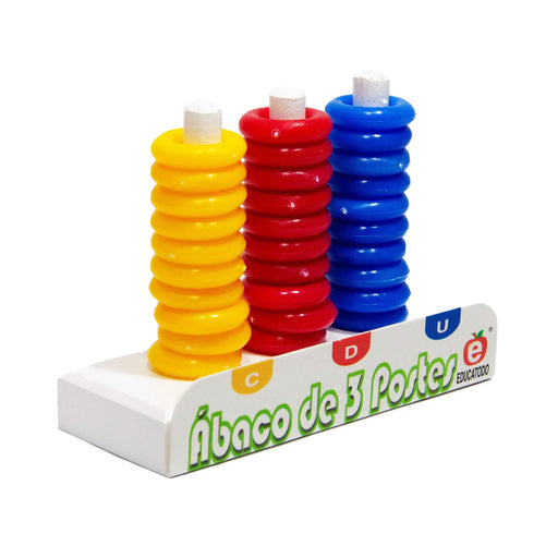 Ábaco 3 Postes - Educatodo