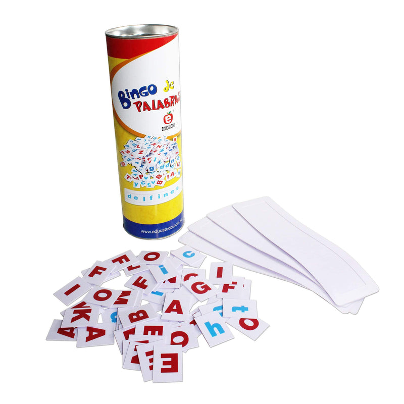 Bingo de Palabras en Tubo de cartón - Educatodo