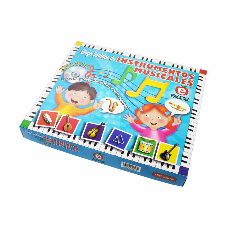 Bingo Sonidos de Instrumentos Musicales - Educatodo