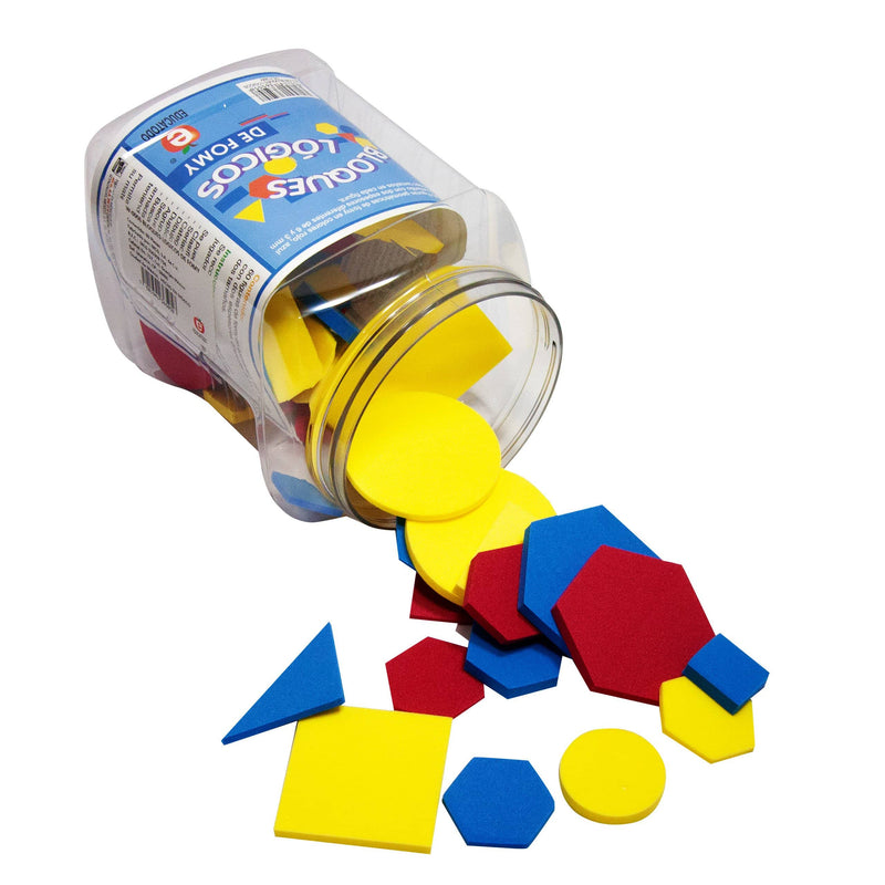 Bloques Lógicos de Fomy 6 y 3 mm - Educatodo