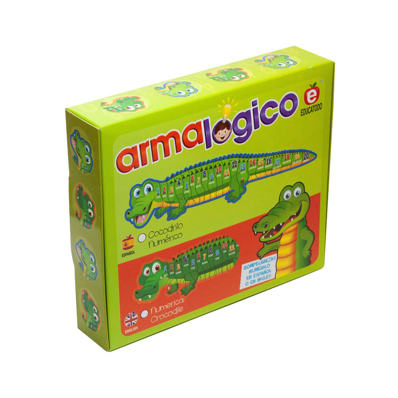 Cocodrilo Numérico en Español - Educatodo