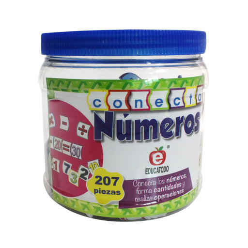 Conecta - Números 207 Piezas - Educatodo