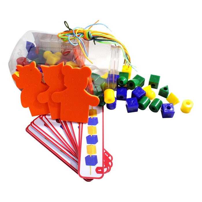 Cuerpos Geométricos Ensarte con Tablillas de Seriación - Educatodo