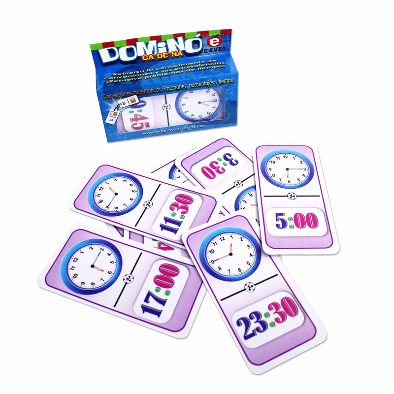 Dominó 24 Horas - Educatodo material didáctico y juegos educativos - Educatodo