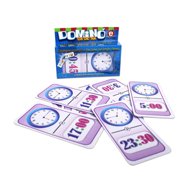 Dominó 24 Horas - Educatodo material didáctico y juegos educativos - Educatodo