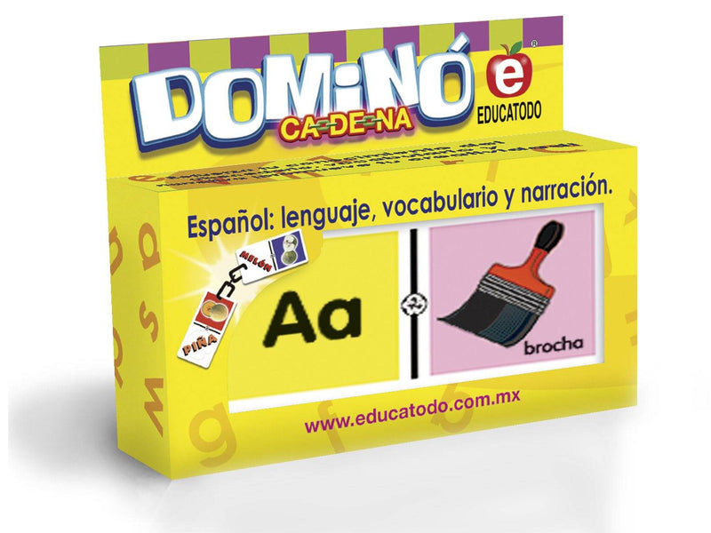 Dominó Abecedario de Asociación - Educatodo material didáctico y juegos educativos - Educatodo