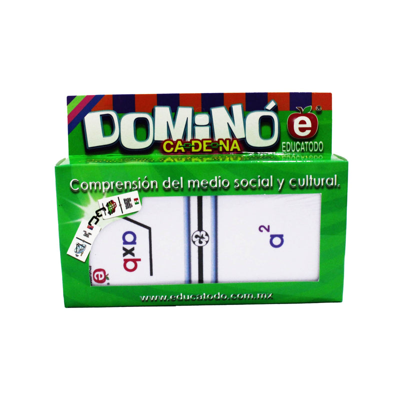 Dominó Algebraico - Educatodo material didáctico y juegos educativos - Educatodo