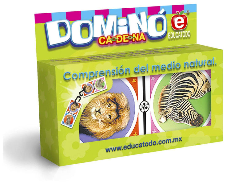 Dominó Animales de la Selva - Educatodo material didáctico y juegos educativos - Educatodo