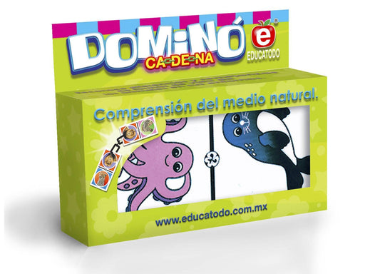 Dominó Animales del Mar - Educatodo material didáctico y juegos educativos - Educatodo