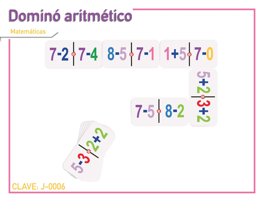 Dominó Aritmético - Educatodo material didáctico y juegos educativos - Educatodo