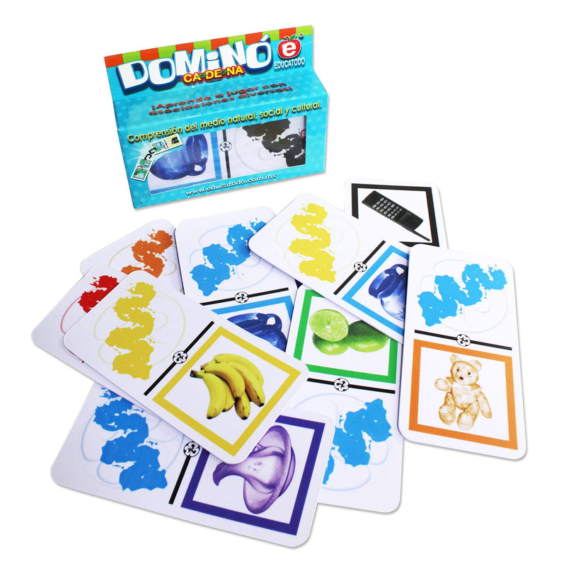 Dominó Asociación de Colores - Educatodo material didáctico y juegos educativos - Educatodo
