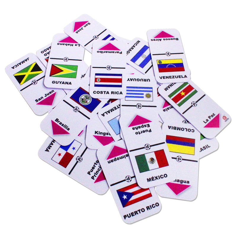 Dominó Banderas de América - Educatodo material didáctico y juegos educativos - Educatodo