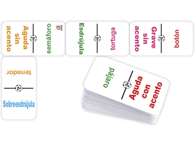 Dominó de Acentuación - Educatodo material didáctico y juegos educativos - Educatodo