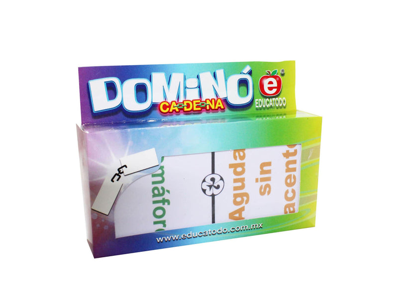 Dominó de Acentuación - Educatodo material didáctico y juegos educativos - Educatodo