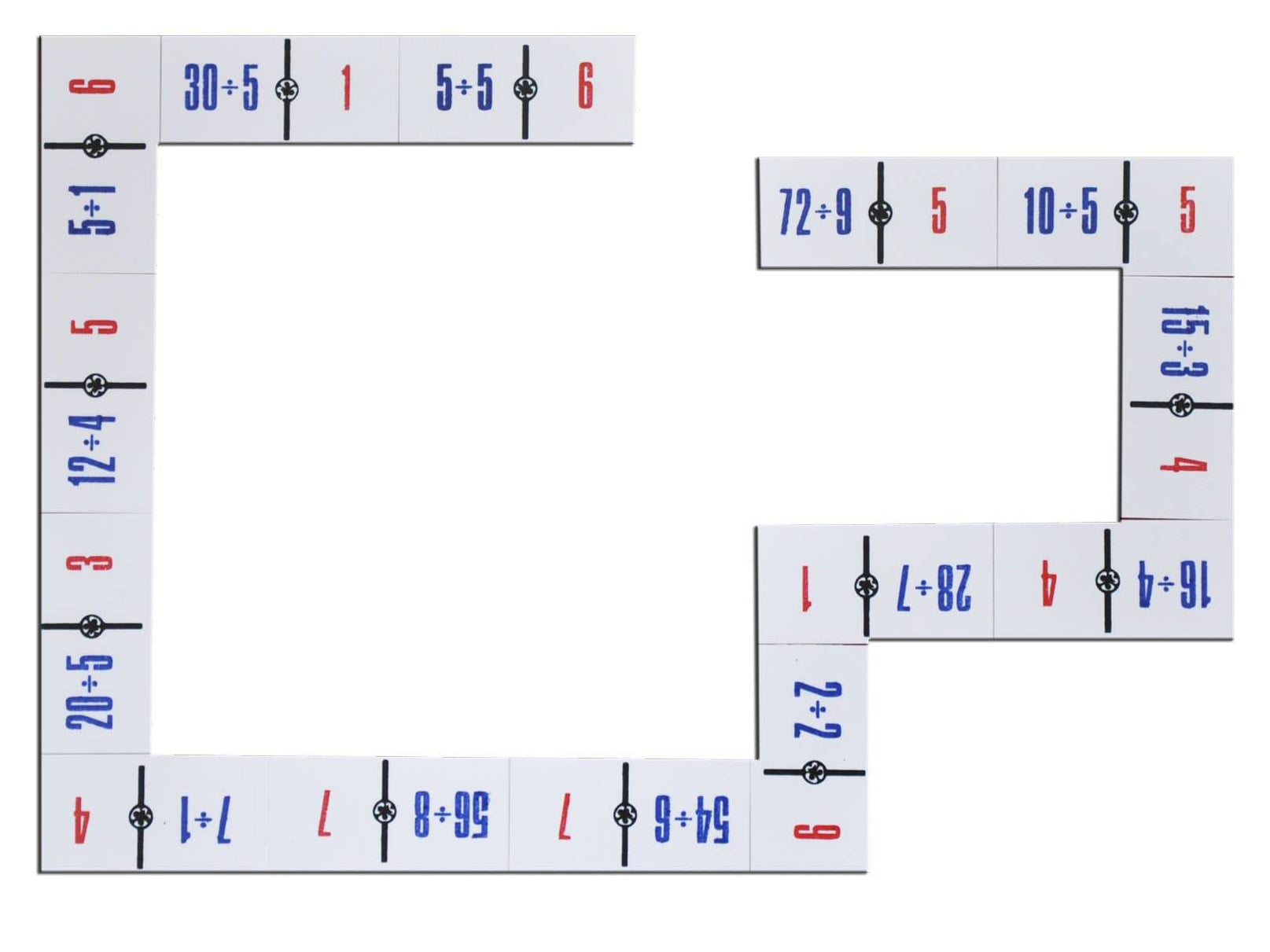 Dominó de Divisiones — Educatodo