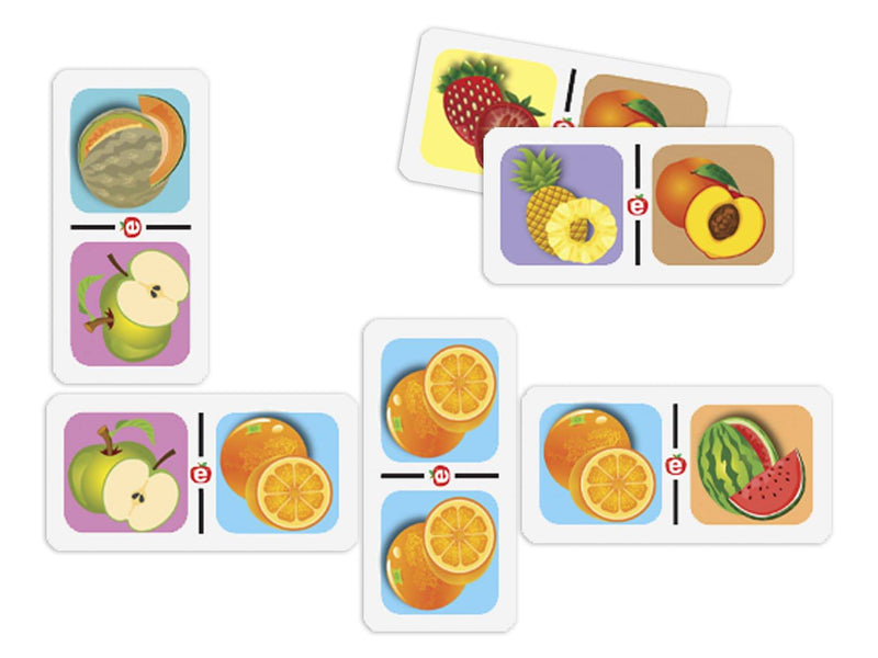 Dominó de Frutas - Educatodo material didáctico y juegos educativos - Educatodo
