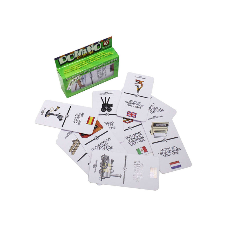 Dominó de Inventos e Inventores - Educatodo material didáctico y juegos educativos - Educatodo