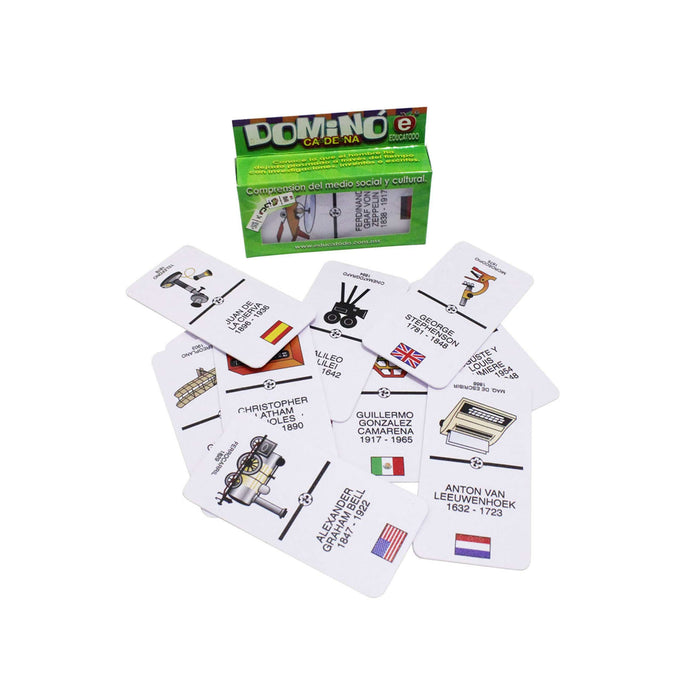 Dominó de Inventos e Inventores - Educatodo material didáctico y juegos educativos - Educatodo