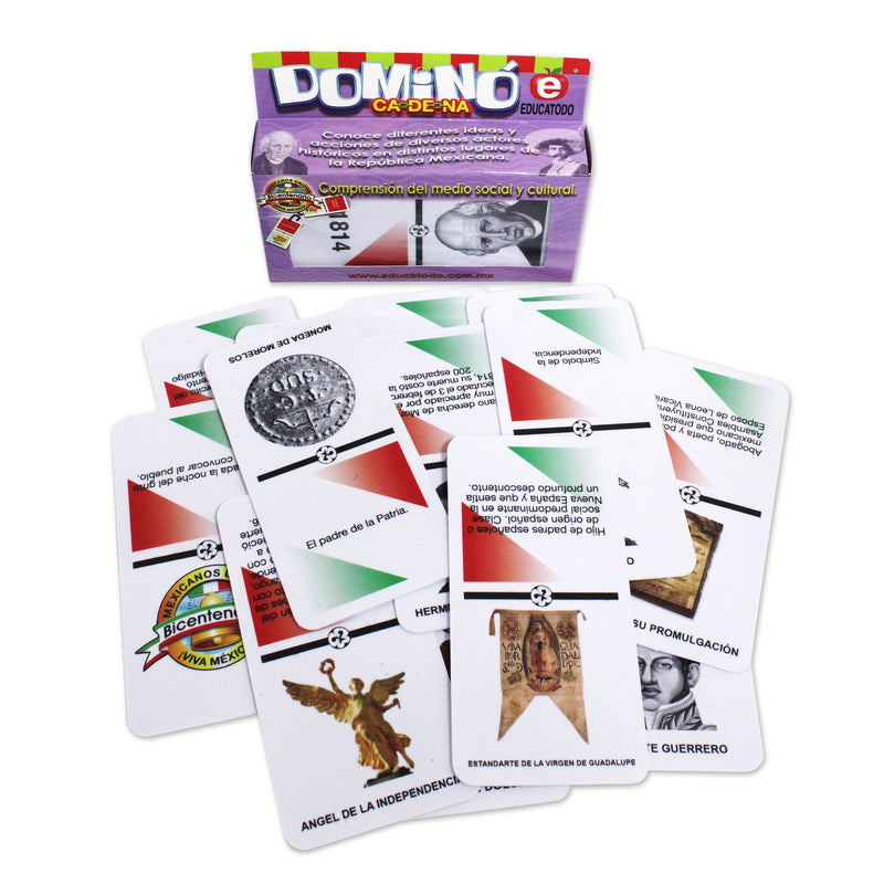 Dominó de La Revolución - Educatodo material didáctico y juegos educativos - Educatodo