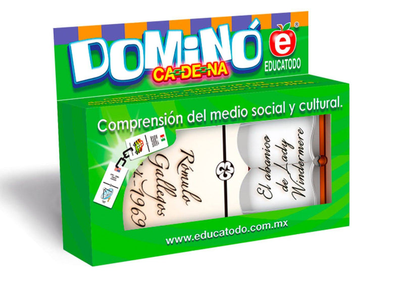 Dominó de Literatura Universal - Educatodo material didáctico y juegos educativos - Educatodo