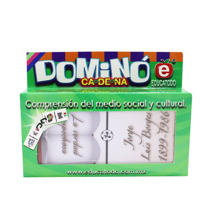 Dominó de Literatura Universal - Educatodo material didáctico y juegos educativos - Educatodo