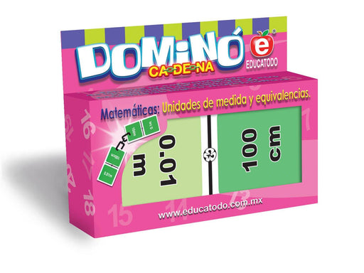 Dominó de Medidas de Longitud - Educatodo material didáctico y juegos educativos - Educatodo
