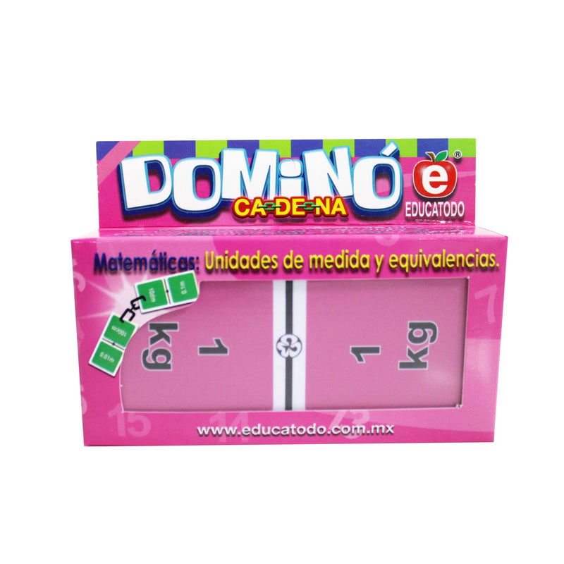 Dominó de Medidas de Peso - Educatodo material didáctico y juegos educativos - Educatodo