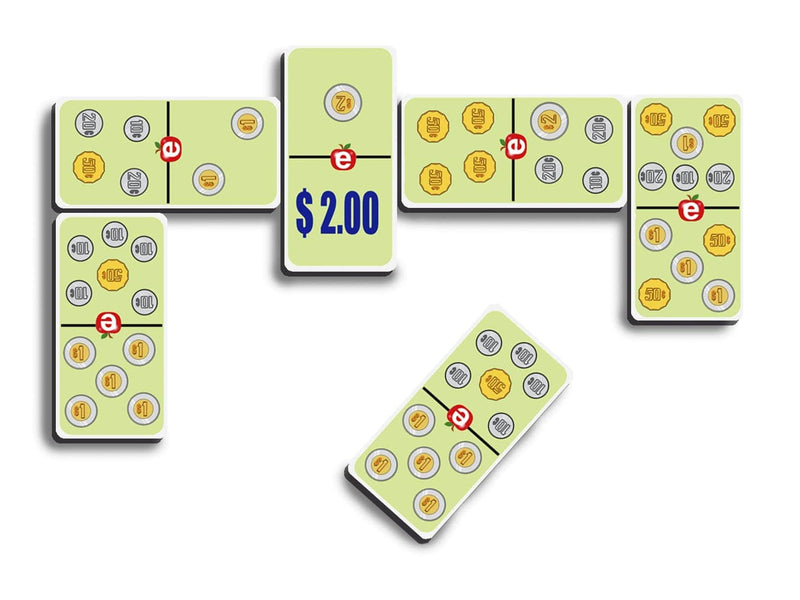 Dominó de Monedas - Educatodo material didáctico y juegos educativos - Educatodo