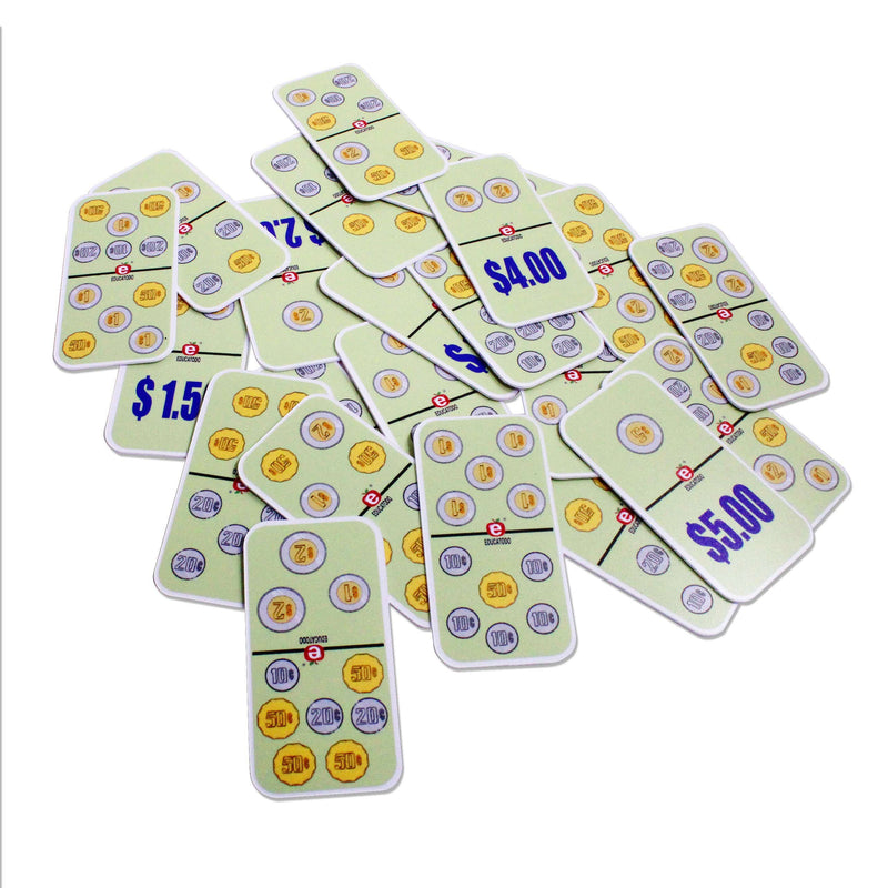 Dominó de Monedas - Educatodo material didáctico y juegos educativos - Educatodo